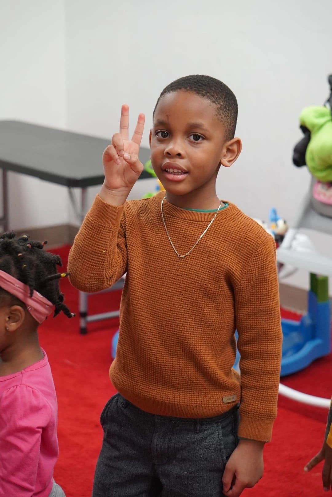 A child at The Beloved Assembly Children’s Church